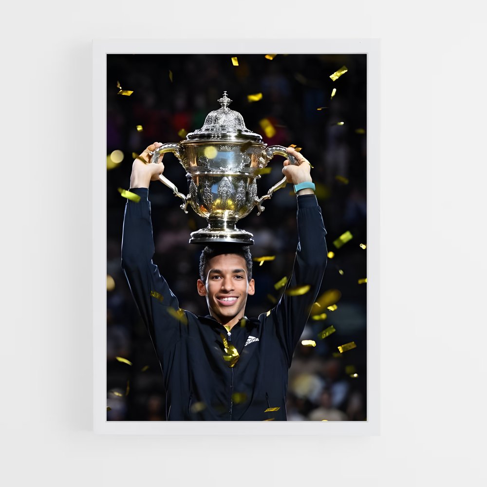 Poster La Victoire de Felix – affiche Tennis (vue 3)